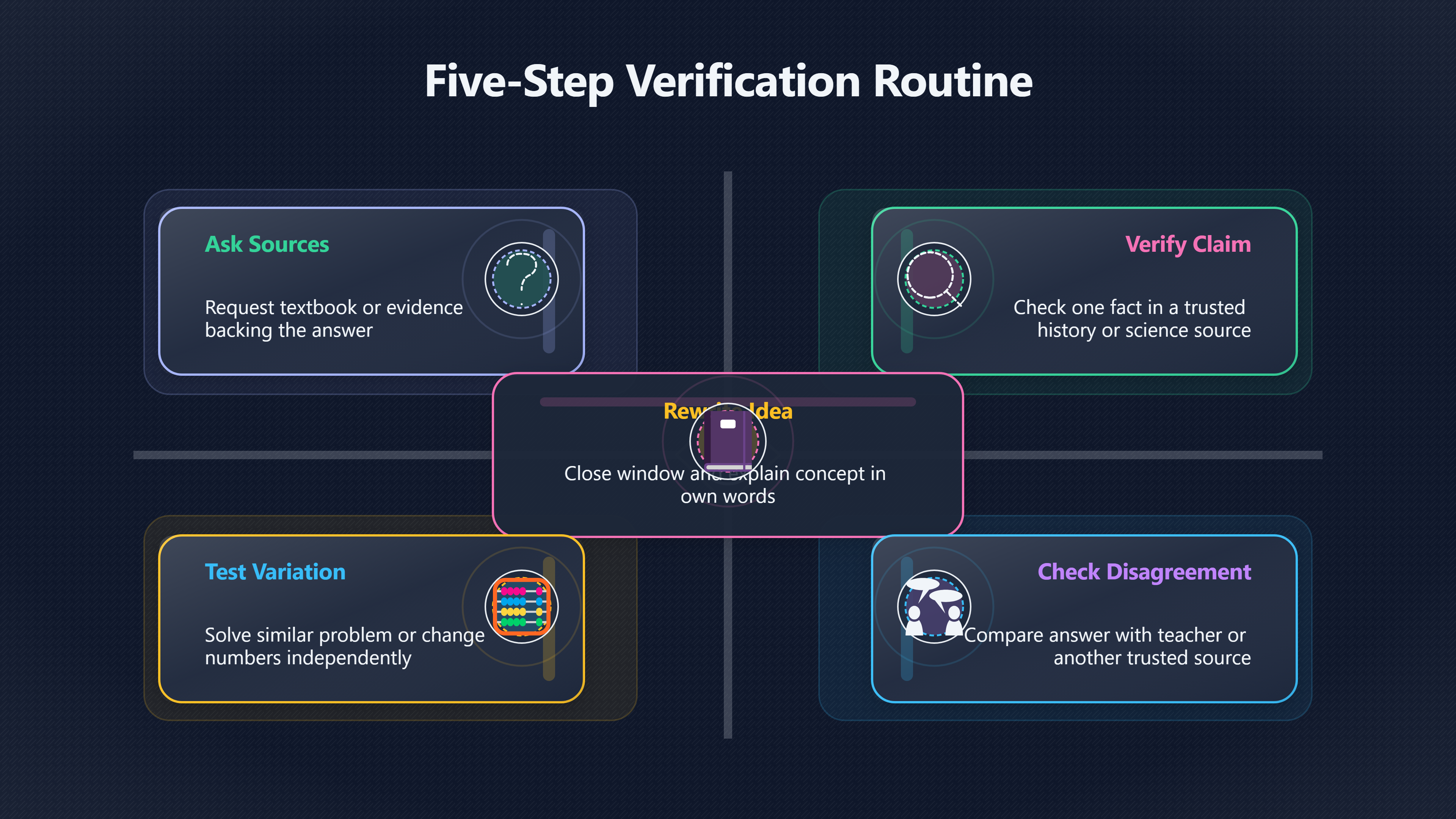 Overview image for Verification | AI Literacy