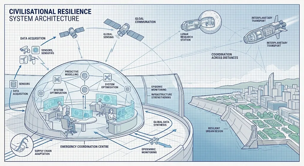 Overview image for Could AI Make Civilisation Safer and Larger? | AI Bloom
