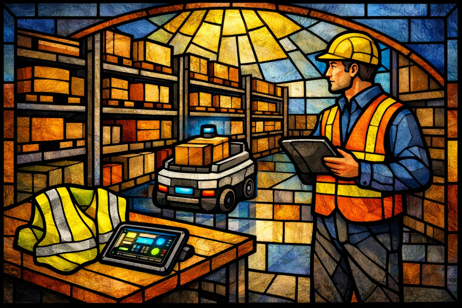 Overview image for Robots and Work | AI Bloom Abun