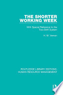 Cover for The Shorter Working Week