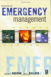 Cover for Introduction to emergency management