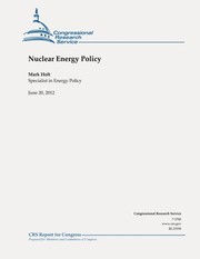 Cover for Nuclear energy policy