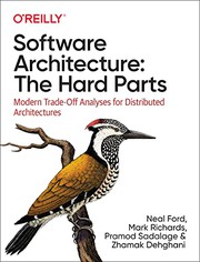 Cover for Software Architecture : the Hard Parts