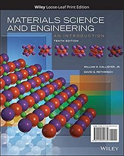 Cover for Materials Science and Engineering