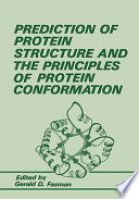 Cover for Prediction of Protein Structure and the Principles of Protein Conformation
