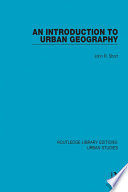 Cover for An Introduction to Urban Geography