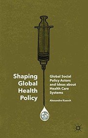 Cover for Shaping Global Health Policy