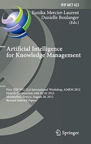 Cover for Artificial Intelligence for Knowledge Management