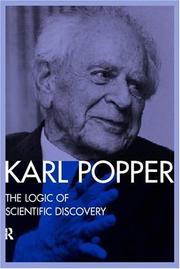 Cover for The Logic of Scientific Discovery