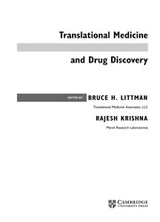 Cover for Translational medicine and drug discovery