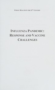 Cover for Influenza Pandemic