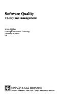 Cover for Software quality