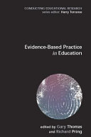 Cover for Evidence-based Practice in Education