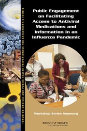 Cover for Public Engagement on Facilitating Access to Antiviral Medications and Information in an Influenza Pandemic
