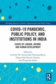 Cover for COVID-19 Pandemic, Public Policy and Institutions in India