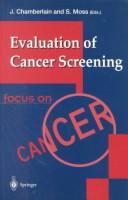 Cover for Evaluation of cancer screening