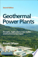 Cover for Geothermal Power Plants