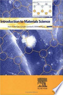 Cover for Introduction to Materials Science