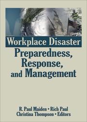 Cover for Workplace Disaster Preparedness, Response, and Management