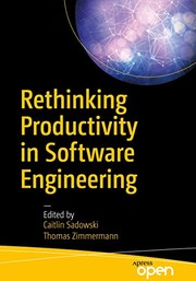 Cover for Rethinking Productivity in Software Engineering