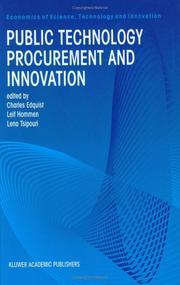 Cover for Public technology procurement and innovation