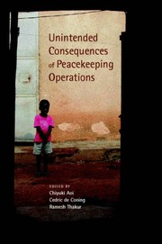 Cover for Unintended consequences of peacekeeping operations