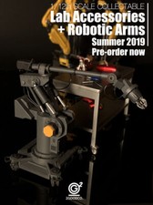 Listing image for 2GOODCO 1/12 Iron Man Lab Accessories+Robotic Arms Platform Model Stand Toy Gift