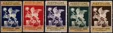 Listing image for 5 poster stamps 1896 Stuttgart, Electrical Engineering & Applied Arts Expo /05