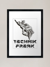 Listing image for Tech freak, technology, robot, AI, Framed Wall Art Poster Canvas Print Picture
