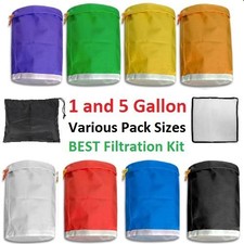 Listing image for FILTRATION BUBBLE BAGS BAG HYDROPONIC GROW HERBAL ICE EXTRACT KIT SET GALLON
