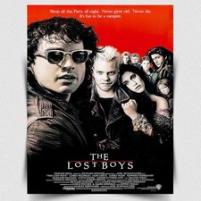 Listing image for THE LOST BOYS METAL SIGN WALL PLAQUE Movie poster man cave cinema A6 A5 A4 A3
