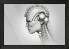 Listing image for Artificial Intelligence Framed Wall Art Poster Canvas Print Picture