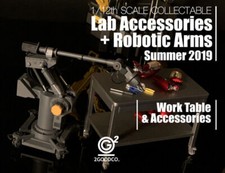 Listing image for 2GOODCO 1/12 Iron Man Lab Accessories+Robotic Arms Platform Model Stand Toy