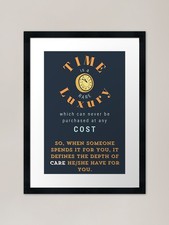 Listing image for True Value of Time: A Rare and Pric Framed Wall Art Poster Canvas Print Picture