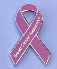Listing image for UK Personalised Awareness Enamel Ribbon Lapel Pin Badge / Brooch. Funeral.