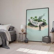 Listing image for Lost Minimal Movie Art Print | Film Poster | Canvas & Framed