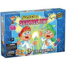 Listing image for SUPER COOL SCIENCE KIT - Over 55 Experiments + Scientist Name tag! STEM Learning