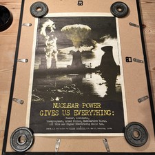 Listing image for Richard Adams ‘Nuclear Power Gives Us Everything’ ‼️ RARE VINTAGE POSTER