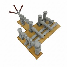 Listing image for Substation Model Kit Industrial Power Grid Model Miniature for Hobbyists