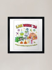Listing image for Lab Story Teamwork Science Medical Framed Wall Art Poster Canvas Print Picture