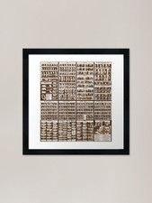 Listing image for Facial Recognition Framed Art Print Framed Wall Art Poster Canvas Print Picture