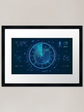 Listing image for virus scan technology world medical Framed Wall Art Poster Canvas Print Picture