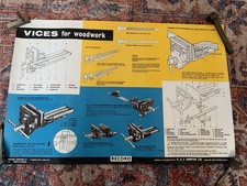 Listing image for Vintage RECORD Woodworking Educational Posters Planes Vices Sheffield Charts x4