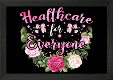 Listing image for Healthcare Human Care Framed Wall Art Poster Canvas Print Picture