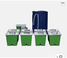 Listing image for The Green Man System 8 Pot Hydroponic Grow Kit - Flood & Drain