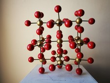 Listing image for Mid Century Modern Atomic Molecule Model Sculpture – Vintage Science Decor