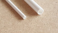Listing image for Round Tube Styrene Strip Section Architecture Model Making 2mm 3mm 4mm 5mm 6mm