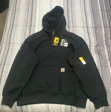 Listing image for Carhartt Rain Defender Hoodie XL NWT - Cheyenne Data Center Embroidered – Black