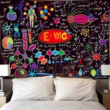 Listing image for Science Laboratory Classroom Poster Wall Art Extra Large Tapestry Wall Hanging
