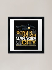 Listing image for Best Construction Manager In The Ci Framed Wall Art Poster Canvas Print Picture